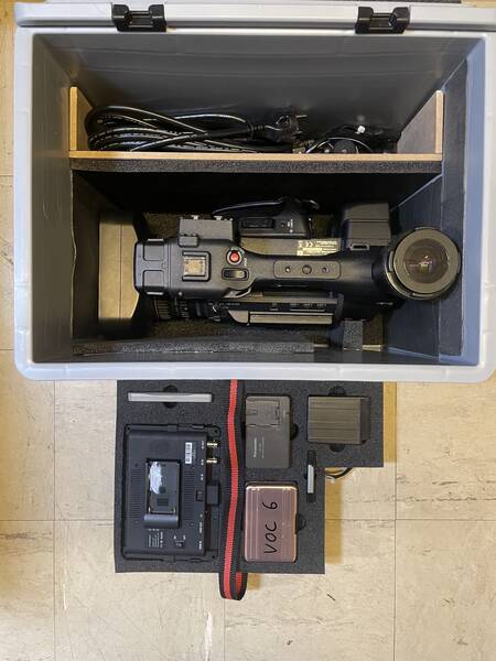 Camera with two levels Camera with two levels